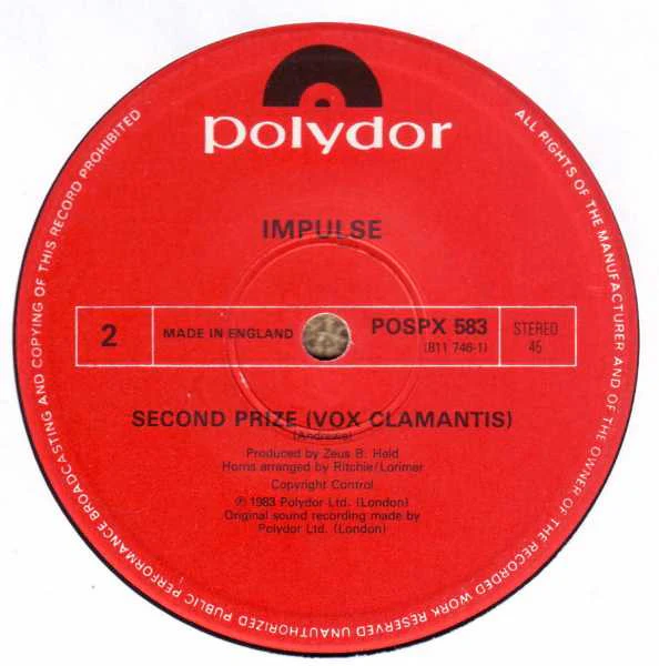 Impulse – The Prize (VG/VG) – 12", UK 1983 - Image 3