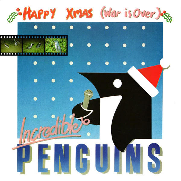 Incredible Penguins – Happy Xmas (War Is Over) (VG+/VG+) – 12", AU 1985