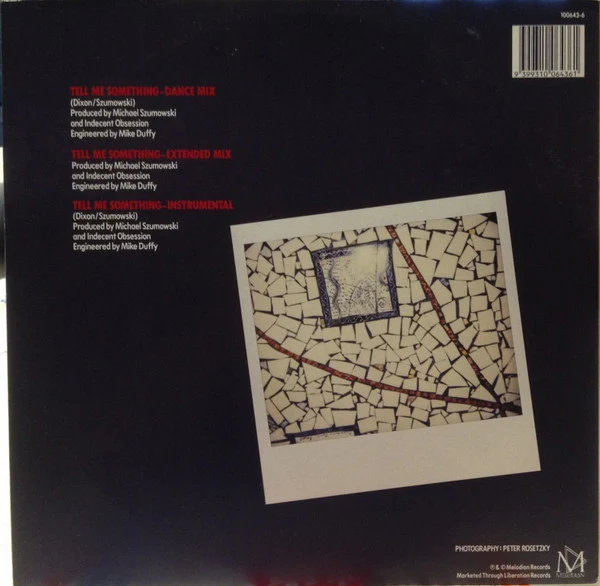 Indecent Obsession – Tell Me Something (VG+/VG) – 12", AU 1989 - Image 2