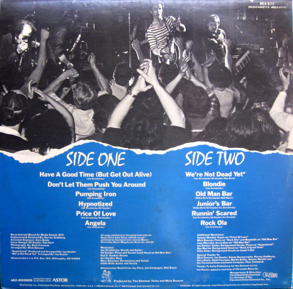Iron City Houserockers – Have A Good Time (But Get Out Alive) (VG+/VG+) – LP, AU 1980 - Image 2