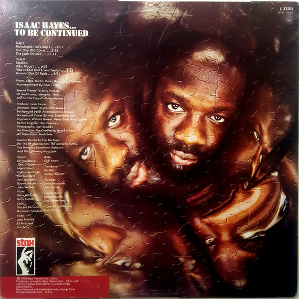Isaac Hayes – ...To Be Continued (VG/VG+) – LP, AU 1979 - Image 2