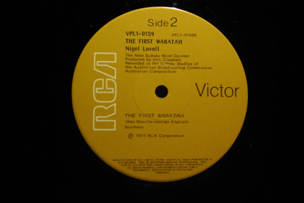 Ivan Smith, George Selwyn English, Nigel Lovell – Death Of A Wombat / The First Waratah (VG/VG+) – LP, AU 1977 - Image 4