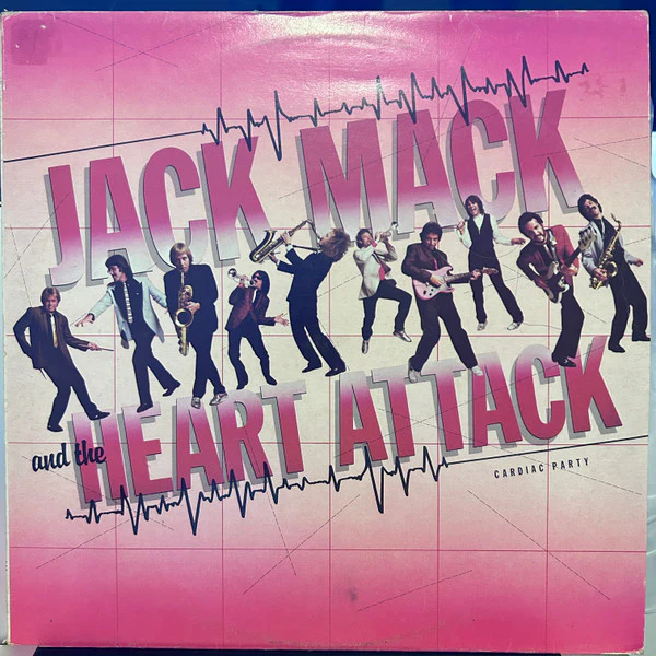 Jack Mack And The Heart Attack – Cardiac Party (VG+/VG) – LP, AU 1982