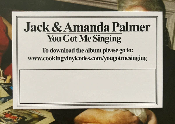 Jack Palmer, Amanda Palmer – You Got Me Singing (VG+/NM) – LP, US 2016 - Image 6