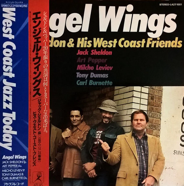 Jack Sheldon & His West Coast Friends – Angel Wings (VG+/VG+) – LP, JP 1980, No OBI