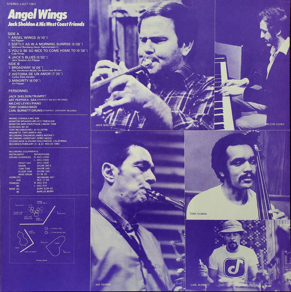 Jack Sheldon & His West Coast Friends – Angel Wings (VG+/VG+) – LP, JP 1980, No OBI - Image 6
