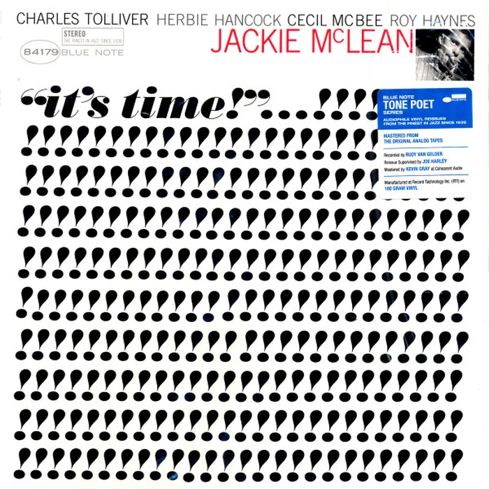 Jackie McLean – It's Time! (M/NM)