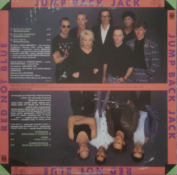 Jackie Orszaczky, Red Not Blue – Double Take (VG+/VG) – LP, AU 1988 - Image 2