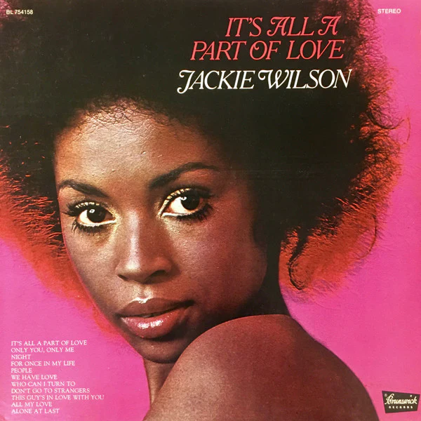 Jackie Wilson – It's All A Part Of Love (VG+/VG+) – LP, US 1970