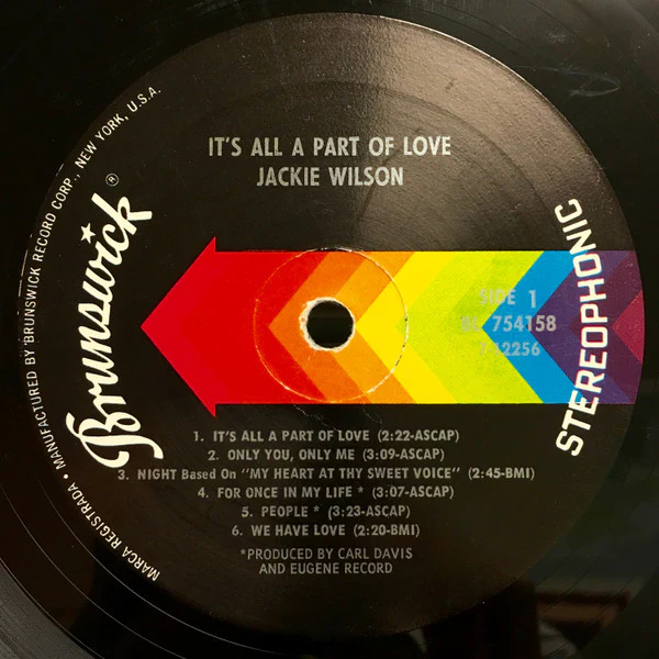 Jackie Wilson – It's All A Part Of Love (VG+/VG+) – LP, US 1970 - Image 5
