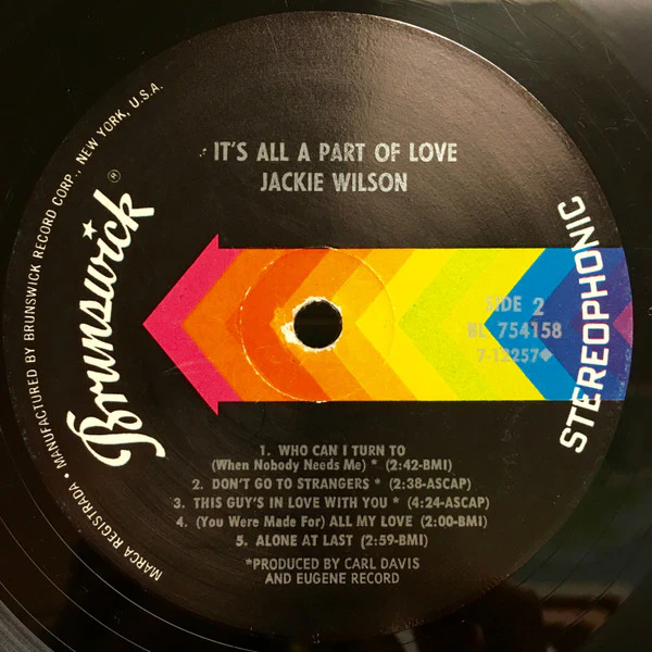 Jackie Wilson – It's All A Part Of Love (VG+/VG+) – LP, US 1970 - Image 6