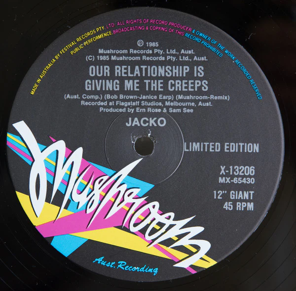Jacko – I'm An Individual (VG+/VG+) – 12", AU 1985 - Image 3