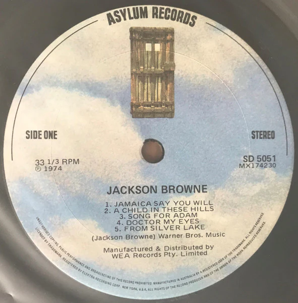 Jackson Browne – Jackson Browne (VG+/VG) – LP, AU 1974 - Image 3