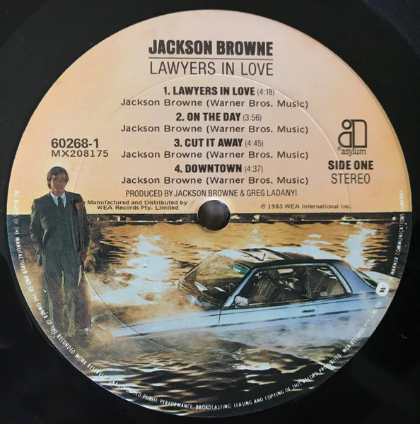 Jackson Browne – Lawyers In Love (VG/VG+) – LP, AU 1983 - Image 3