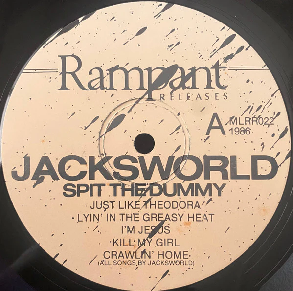 Jacksworld – Spit The Dummy (VG+/VG+) – LP, AU 1986 - Image 7