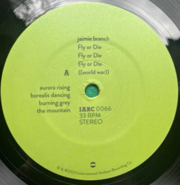 Jaimie Branch – Fly Or Die Fly Or Die Fly Or Die ((World War)) (VG/VG+) – LP, Worldwide 2023 - Image 5
