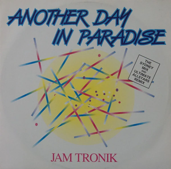Jam Tronik – Another Day In Paradise (VG+/VG+) – 12", UK 1990