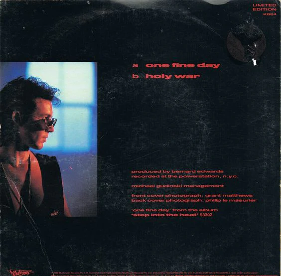 James Freud – One Fine Day (VG+/E) – 7", AU 1989 - Image 2