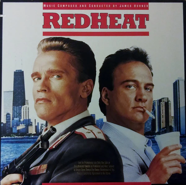 James Horner – Red Heat (Original Motion Picture Soundtrack) (VG+/VG+) – LP, US 1988