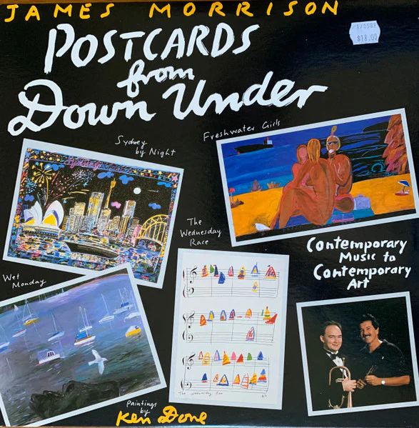 James Morrison – Postcards From Down Under (VG+/VG+) – LP, AU 1988