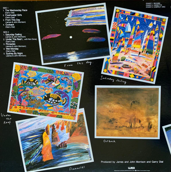 James Morrison – Postcards From Down Under (VG+/VG+) – LP, AU 1988 - Image 2