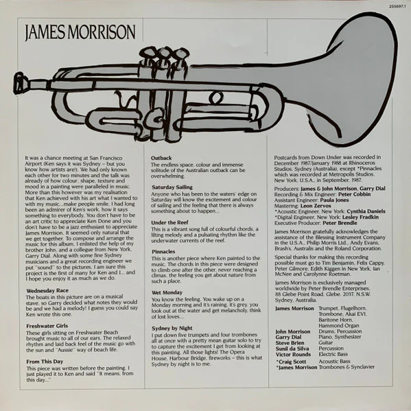 James Morrison – Postcards From Down Under (VG+/VG+) – LP, AU 1988 - Image 5