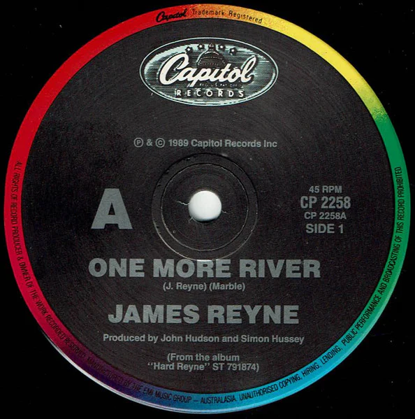 James Reyne – One More River (E/E) – 7", AU 1989 - Image 3