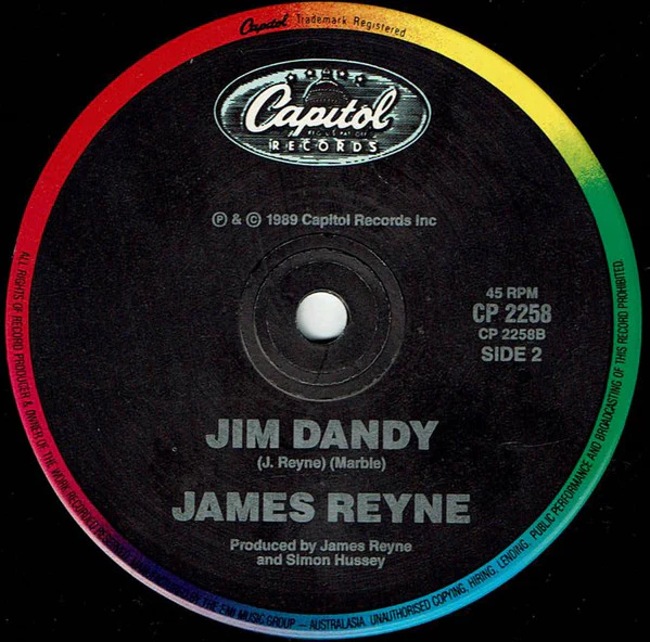 James Reyne – One More River (E/E) – 7", AU 1989 - Image 4