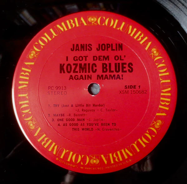 Janis Joplin – I Got Dem Ol' Kozmic Blues Again Mama! (VG+/VG+) – LP, US - Image 3