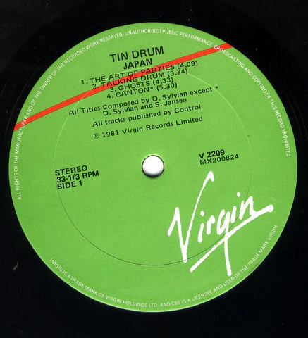 Japan – Tin Drum (VG+/E) – LP, AU 1981 - Image 3