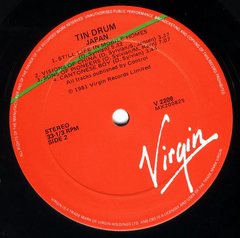 Japan – Tin Drum (VG+/E) – LP, AU 1981 - Image 4