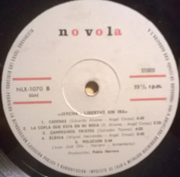 Jarcha – Libertad Sin Ira (VG+/VG+) – LP, ES 1976 - Image 4