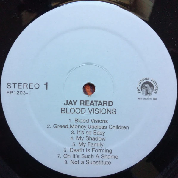 Jay Reatard – Blood Visions (E/E) – LP, US 2009 - Image 3