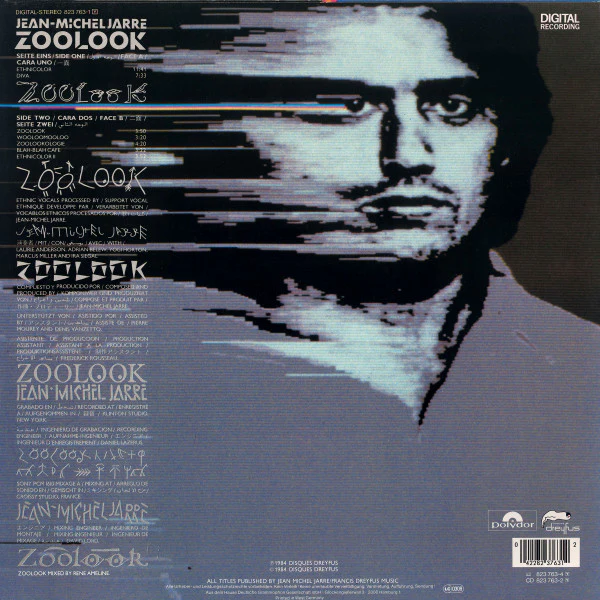 Jean-Michel Jarre – Zoolook (VG+/VG+) – LP, DE 1984 - Image 2