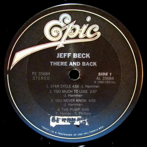 Jeff Beck – There & Back (VG/VG+) – LP, US 1980 - Image 3
