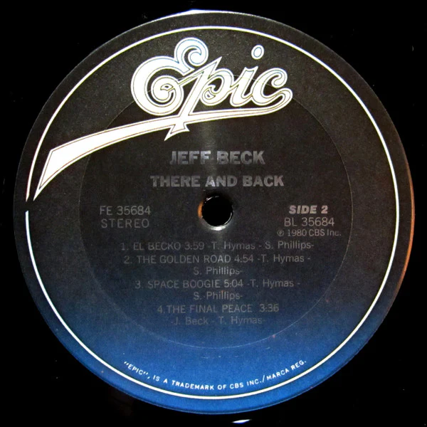 Jeff Beck – There & Back (VG/VG+) – LP, US 1980 - Image 4