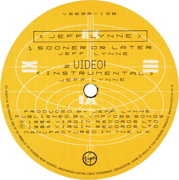 Jeff Lynne – Video! (VG/VG) – 12", UK 1984 - Image 4
