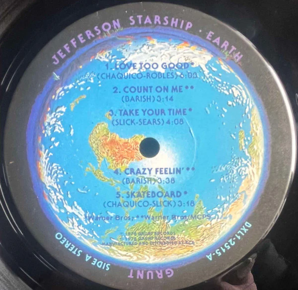 Jefferson Starship – Earth (VG+/VG+) – LP, AU 1978 - Image 5
