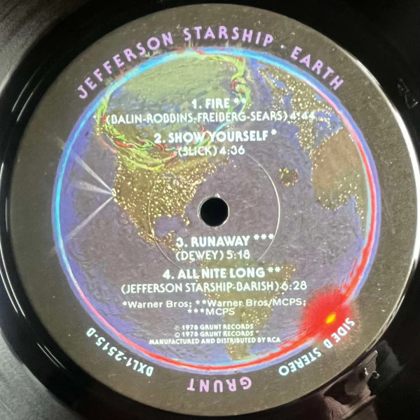 Jefferson Starship – Earth (VG+/VG+) – LP, AU 1978 - Image 6