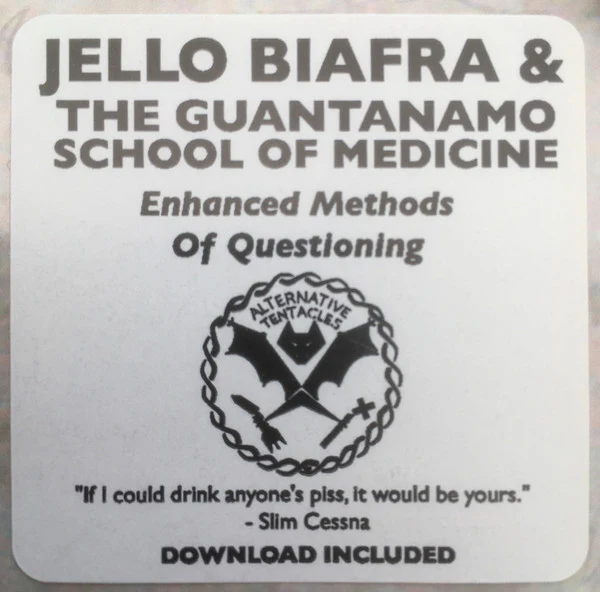 Jello Biafra And The Guantanamo School Of Medicine – Enhanced Methods Of Questioning (VG+/E) – 12", US 2011 - Image 7
