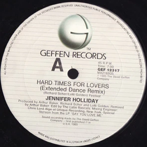 Jennifer Holliday – Hard Time For Lovers (E/Generic) – 12", AU 1985 - Image 2