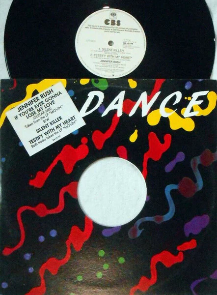 Jennifer Rush – If Uou're Ever Gonna Lose My Love (Guitar-Mix) (VG+/Generic) – 12", AU 1986