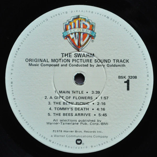 Jerry Goldsmith – The Swarm (Original Motion Picture Soundtrack) (VG+/VG) – LP, US 1978 - Image 3