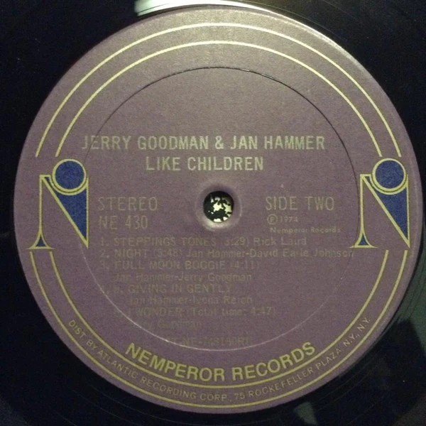 Jerry Goodman, Jan Hammer – Like Children (VG+/VG) – LP, US 1974 - Image 10