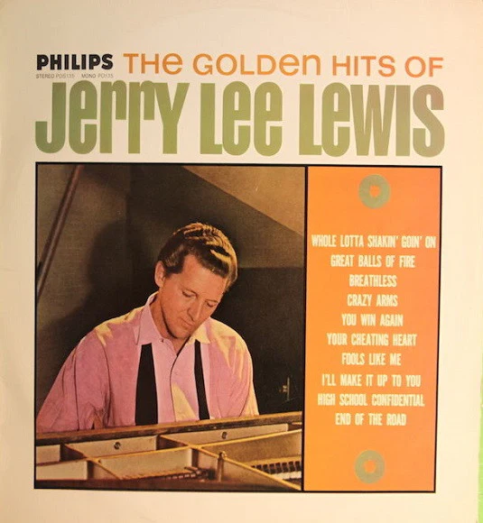 Jerry Lee Lewis – The Golden Hits Of Jerry Lee Lewis (G+/VG) – LP, AU 1964