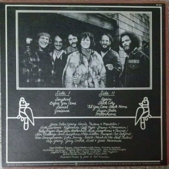 Jesse Colin Young – Songbird (VG/VG) – LP, US 1975 - Image 2