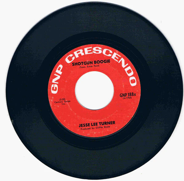 Jesse Lee Turner – Shotgun Boogie (VG/Generic) – 7", US