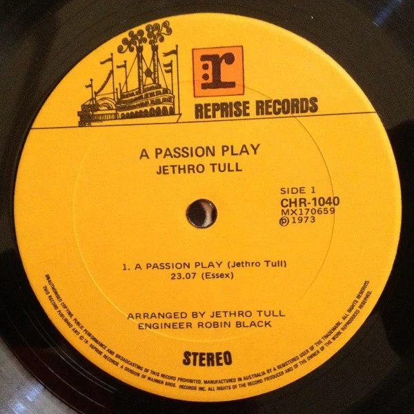 Jethro Tull – A Passion Play (VG/VG) – LP, AU 1973 - Image 3