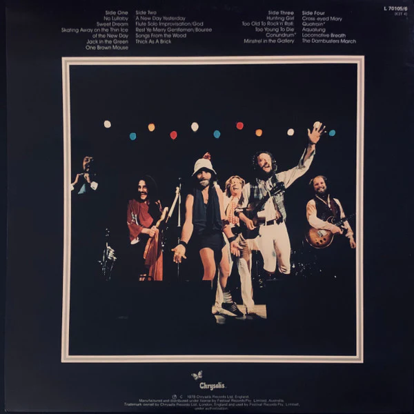 Jethro Tull – Live - Bursting Out (VG/VG) – 2xLP, AU 1978 - Image 4