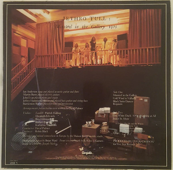 Jethro Tull – Minstrel In The Gallery (VG+/VG+) – LP, AU 1975 - Image 2